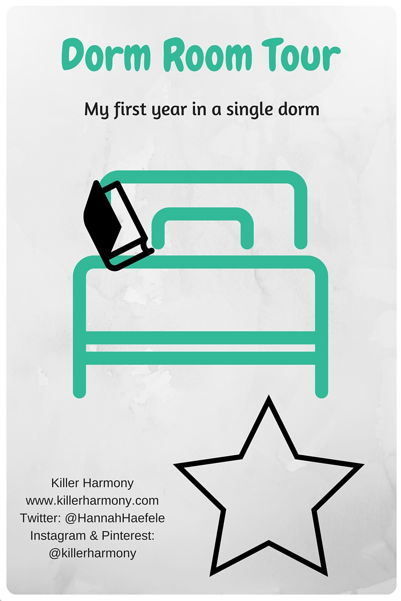 Killer Harmony | Dorm Room Tour: Single Dorm | If you are looking for some inspiration to liven up your dorm room, check out my dorm room tour for ideas. I have a single dorm, but I think these ideas can be incorporated into any dorm living situation.